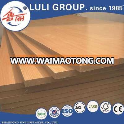 Hot sale! Manufacturer Price of furniture grade Melamine MDF Board from LULIGROUP since 1985